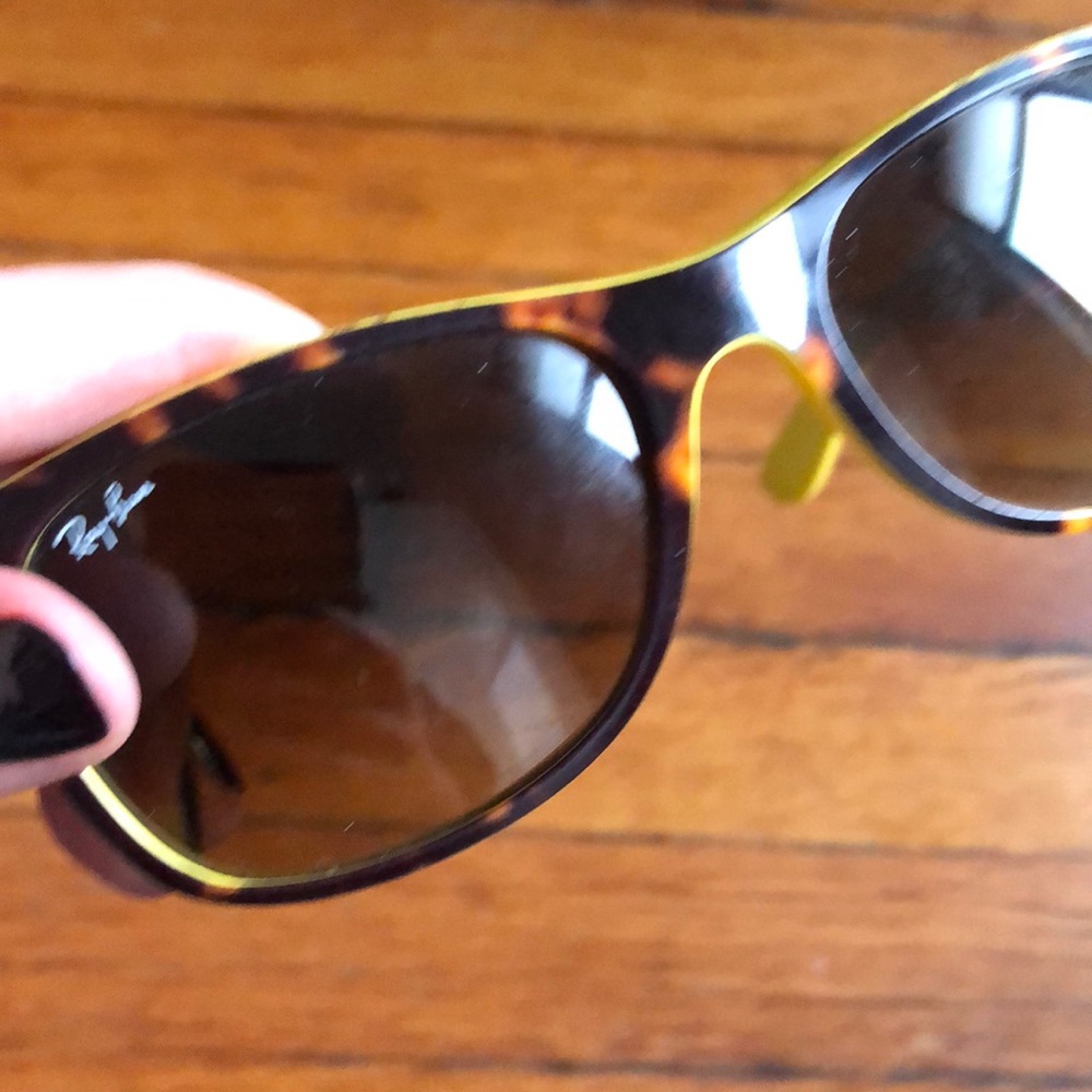 Ray-Ban Yellow + Leopard Wayfarer Sunglasses